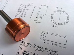 fijnmechanische techniek technische tekening